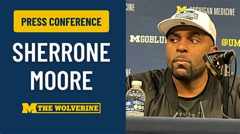 sherrone moore press conference today